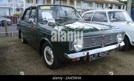 1968 Hillman Minx estate bis auf Anzeige an der Englischen Riviera Classic Car Show, Torquay, Devon, England, UK geparkt. Stockfoto