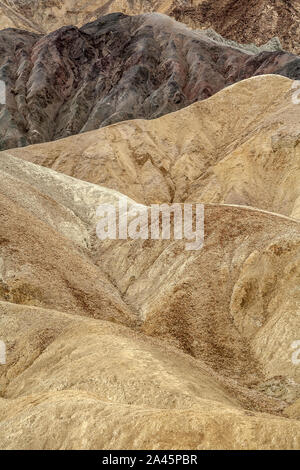 Badlands, zwanzig Mule Team Canyon, Death Valley National Park, Kalifornien, USA Stockfoto