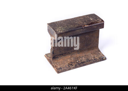 Der Amboss aus einer alten Eisenbahn Stockfoto