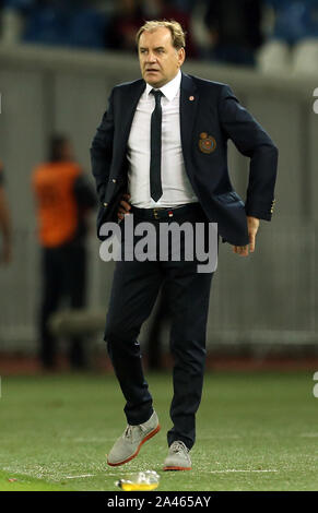 Georgien Trainer Vladimir Weiss während der UEFA EURO 2020 Qualifikation, Gruppe D Match bei Boris Paichadze Stadium, Tiflis. Stockfoto