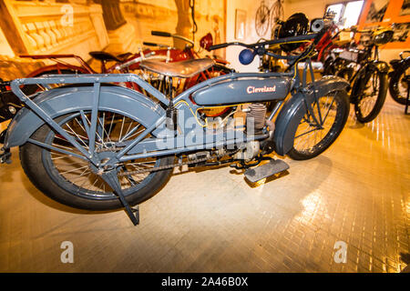 Marseille (Frankreich) Musée de la Moto - Motorrad Museum: Cleveland (USA) Stockfoto