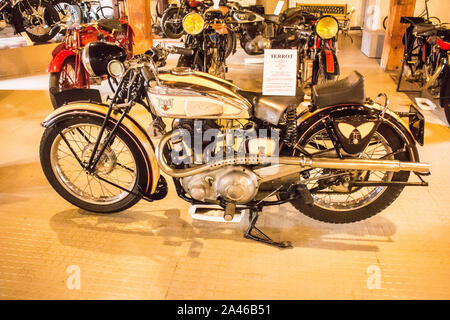 Marseille (Frankreich) Musée de la Moto - Motorrad Museum Stockfoto