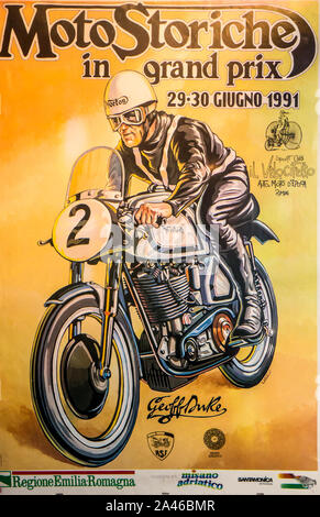 Marseille (Frankreich) Musée de la Moto - Motorrad Museum Stockfoto