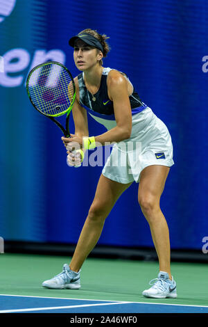 Belinda Bencic der Schweiz im Halbfinale der Frauen der 2019 US Open Tennis Championships konkurrieren. Stockfoto