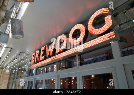 Brewdog Pub in der ropeworks Liverpool England Großbritannien Stockfoto