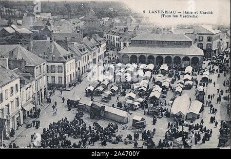 Foire Landivisiau 1920. Stockfoto