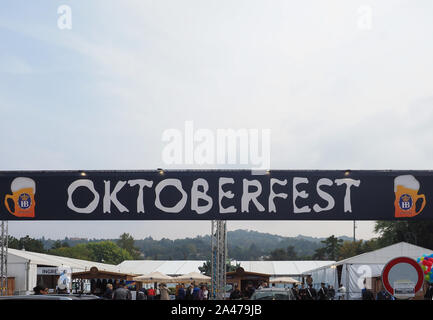 TURIN, Italien - ca. Oktober 2019: Hofbraeu Oktoberfest Stockfoto