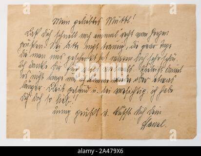 Germania-aufdruck Hans 1944-12-14 7. Stockfoto