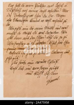 Germania-aufdruck Hans 1944-12-14 6. Stockfoto