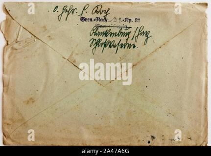 Germania-aufdruck Hans 1944-12-11 2. Stockfoto