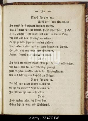 Faust I (Goethe) 267. Stockfoto
