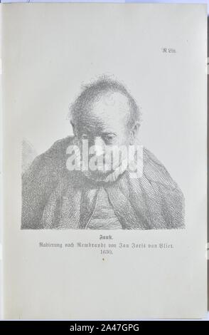 Faust in der Geschichte und Tradition 1356. Stockfoto