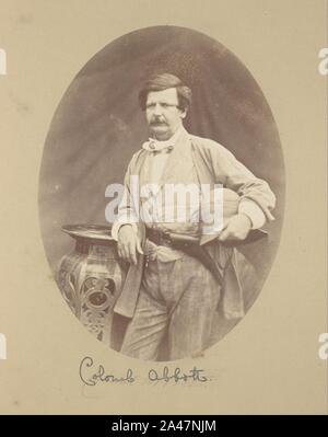 Felice Beato (Briten, geboren Italien - (Porträt von Oberst Abbott, Generalinspekteur der Artillerie) Stockfoto