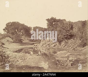 Felice Beato (Briten, geboren Italien - (das Crow's Nest Batterie) Stockfoto