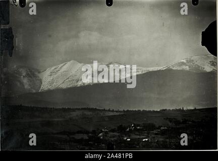 Fernaufnahme der siwula von Bania aus, 30. April 1917. Stockfoto