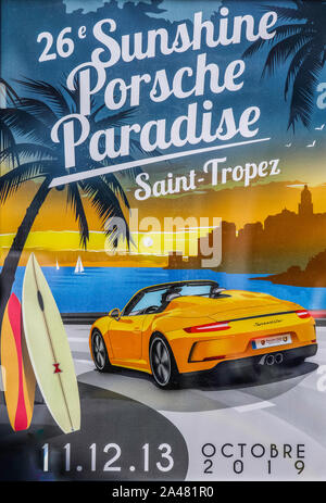 26 e Sonnenschein Porsche Paradise Saint Tropez Oct, 11. 12. 13. 2019 - Credit Ilona Barna BIPHOTONEWS, Alamy Stockfoto