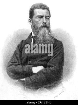 Feuerbach Ludwig retuschiert. Stockfoto