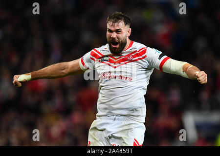 12. Oktober 2019, Old Trafford, Manchester, England; Das Grand Final 2019, Saint Helens v Salford Roten Teufel: Credit: Craig Thomas/News Bilder Stockfoto