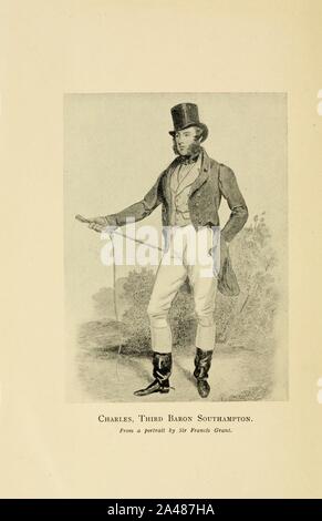 50 Jahre 'Fuchs - Jagd mit den Grafton und andere Verpackungen von Jagdhunde Stockfoto