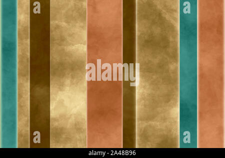 Bunte Streifen texturiert mit trockenem Pinsel lackiert Papier, Leinwand, an der Wand. Abstrakte moderne Hintergrund. Stockfoto