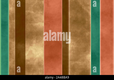 Bunte Streifen texturiert mit trockenem Pinsel lackiert Papier, Leinwand, an der Wand. Abstrakte moderne Hintergrund. Stockfoto