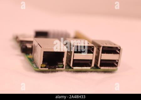 Eine Rasperberry Pi3 B+ Stockfoto