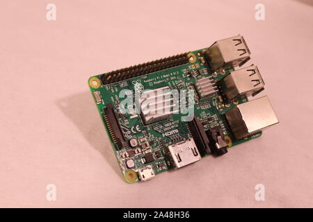 Eine Rasperberry Pi3 B+ Stockfoto