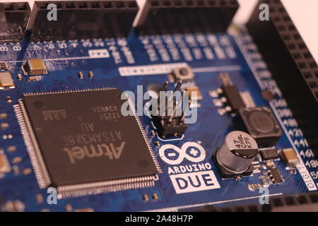 Die Arduino Aufgrund Stockfoto
