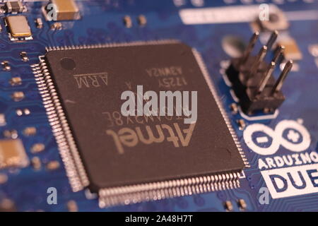 Die Arduino Aufgrund Stockfoto