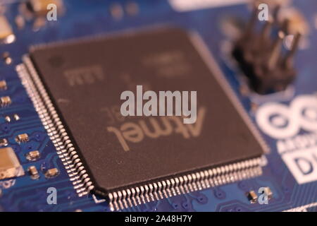 Die Arduino Aufgrund Stockfoto