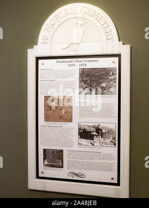 Mount Moriah Cemetery in Deadwood, South Dakota, USA Stockfoto