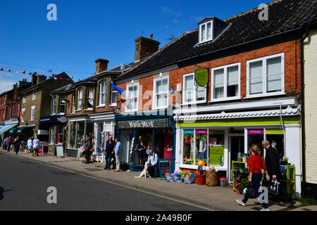 High Street, Southwold, Suffolk, Großbritannien Stockfoto