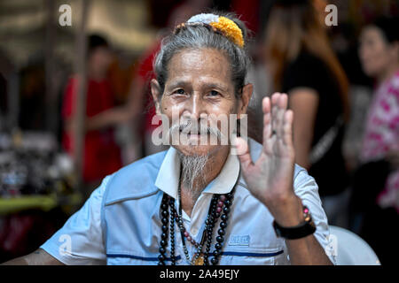 Portrait Thai Menschen. Thailand Elder, Asiatische älterer Bürger Stockfoto