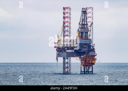 Borr Bohrungen Prospector 5. Port Vila, Nordsee Bohrinsel. Stockfoto