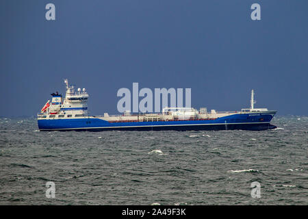 Scorpius, Chemical/Oil Products Tanker in der Nordsee. Stockfoto