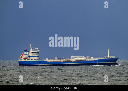 Scorpius, Chemical/Oil Products Tanker in der Nordsee. Stockfoto