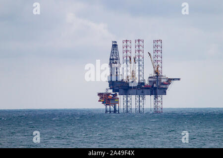 Borr Bohrungen Prospector 5. Port Vila, Nordsee Bohrinsel. Stockfoto