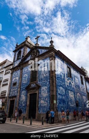 Capela das Almas in Porto, Portugal. Stockfoto