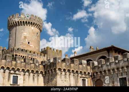 Historische Gebäude Fiano Romano, Rom, Latium, Italien Stockfoto