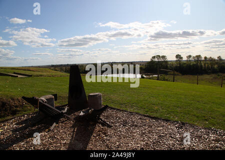 Hog Deer Creek, Port Lympne Stockfoto