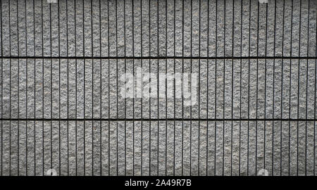 Moderne Stein mauer. Für die Verwendung als Hintergrund und Textur. Stockfoto