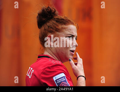 Von Manchester United Martha Harris während Super der FA Frauen Liga Match am Bienenstock, Barnett. Stockfoto