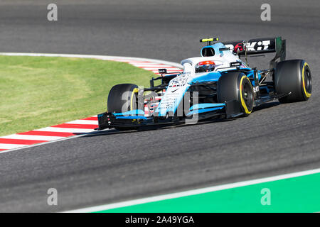 Suzuka Circuit, Suzuka City, Japan. 13 Okt, 2019. Formel 1 Grand Prix, Race Day; ROKiT Williams Fahrer Robert Kubica während des Rennens - Redaktionelle Verwendung Credit: Aktion plus Sport/Alamy leben Nachrichten Stockfoto