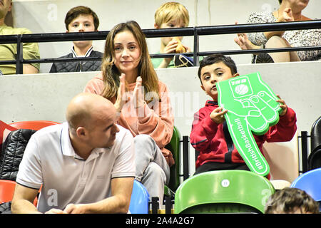 London, Großbritannien. 13 Okt, 2019. British Basketball All-Stars Meisterschaft an Kupfer, Arena, London am Sonntag, den 13. Oktober. Bild Capital/Alamy leben Nachrichten Stockfoto