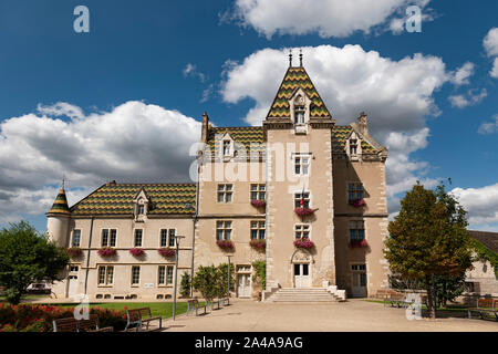 Mairie in Beaune, Côte-d'Or, Bourgogne-Franche-Comté, Frankreich. Stockfoto