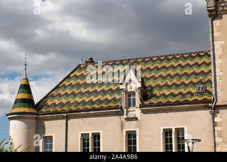 Mairie in Beaune, Côte-d'Or, Bourgogne-Franche-Comté, Frankreich. Stockfoto