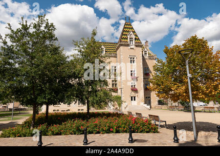 Mairie in Beaune, Côte-d'Or, Bourgogne-Franche-Comté, Frankreich. Stockfoto