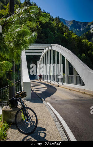 Saint-christophe-en-Oisans, Departement Isère, Frankreich. Stockfoto