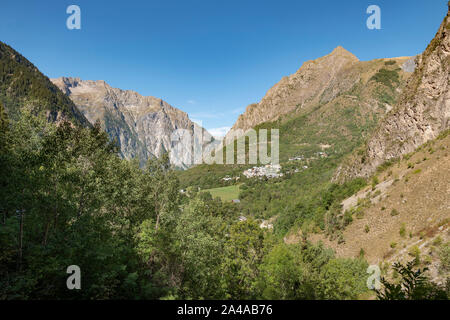 Saint-christophe-en-Oisans, Departement Isère, Frankreich. Stockfoto