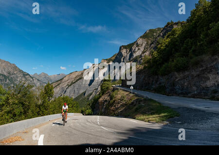 Alpe d'Huez, Frankreich. Stockfoto